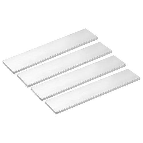 Vista 42 de uxcell Barra plana cuadrada de aluminio, 1-1/2" de espesor 1-1/2" de ancho 12" de longitud Barra cuadrada de aluminio 6061, placa plana de aluminio