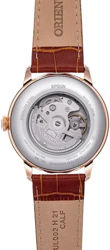 Vista 3 de ORIENT Bambino RN-AK0801S Reloj automático Sun & Moon, reloj automático, hecho en Japón, automático, blanco y plateado, blanco, clásico, Reloj