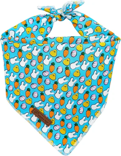 Vista 40 de Bandana de verano para mascotas - Bufanda triangular de rejilla de algodón cómoda para cachorros, pañuelo lavable para perros o gatos, niños