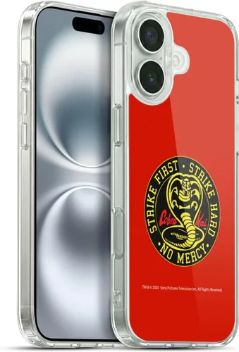 Vista 176 de Head Case Designs Funda de gel suave con licencia oficial de Cobra Kai Gold Medal Graphics compatible con Apple iPhone 7 Plus/iPhone 8 Plus