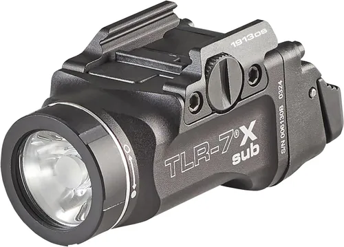 Vista 12 de Streamlight 69400 TLR-7 X sub 500-lúmenes Luz táctica para armas diseñada exclusivamente y únicamente para pistolas subcompactas con riel Glock 43X