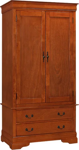 Vista 9 de Glory Furniture Louis Phillipe - Armario de 2 cajones en color beige