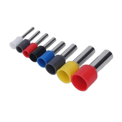 Vista 4 de FTVOGUE Kit de prensado de virola de 1200 piezas, terminales de alambre de cobre negro, engarzado de tornillo y terminales de tornillo
