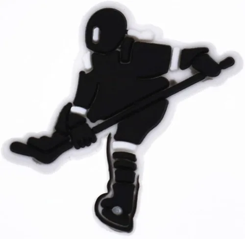Vista 2 de Travel Outdoor Adventure Charm Ice Hockey Sports Shoe Charms Soccer Clog Pins Cute Cartoon PVC Charms Decoration Boys Football Baseball Accessories