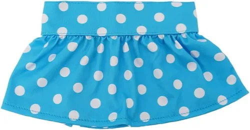 Vista 3 de Traje de baño de bikini para perro, vestido de baño para cachorro, ropa de playa para cachorro gatito (azul, XS)
