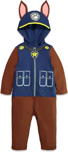 Vista 3 de Nickelodeon Skye Chase Marshall Zip Up Cosplay Coverall Infant to Big Kid