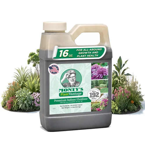 Vista 21 de PlantVantage Fertilizante líquido para plantas de crecimiento prémium - Fertilizante NPK (8-16-8) con zinc y hierro, alimento líquido para plantas