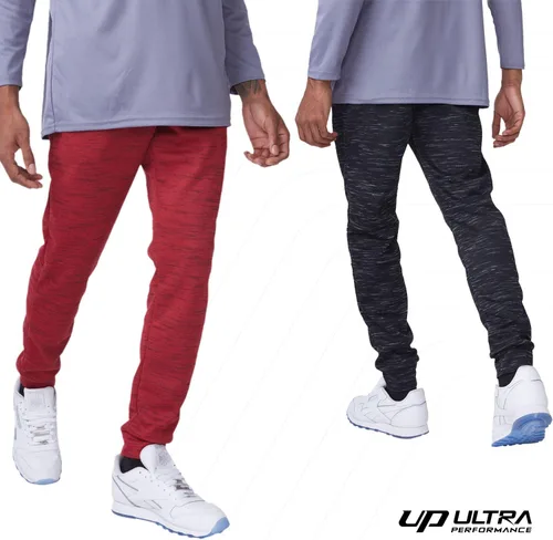 Vista 3 de Ultra Performance 3 Pack Mens Joggers Mens Athletic Sweatpants with Pockets for Men, Small - 3X