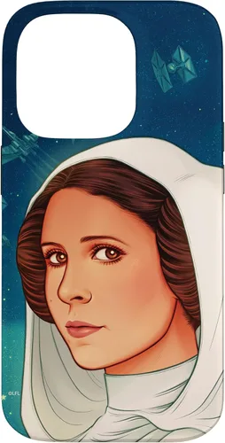 Vista 17 de Funda exclusiva de Star Wars para iPhone 16 con diseño de princesa Leia de Nueva Esperanza
