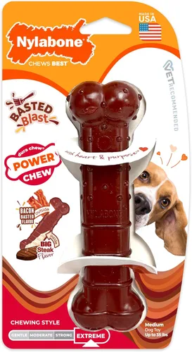 Vista 29 de Nylabone Power Chew Basted Blast - Juguetes masticables para perros