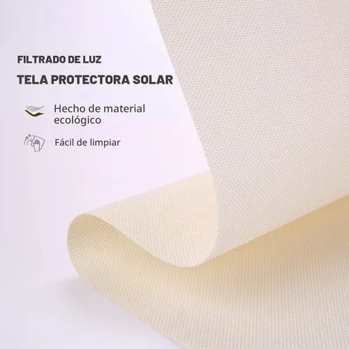 Vista 2 de MYshade - Persianas enrollables personalizadas para ventana, filtro de luz, persianas enrollables de malla con cordón, persianas de tela de malla