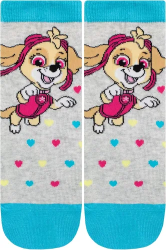 Vista 4 de Paw Patrol Calcetines para niñas, paquete de 3