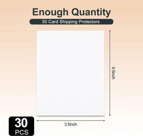 Vista 2 de Lewtemi 30 Pieces Trading Card Shipping Protectors 4.5 x 3.5 Inches