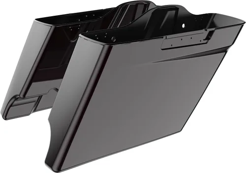 Vista 15 de Alforjas extendidas para Harley Touring Street Glide, Electra Glide, Road Glide 2014-2023 (whisky ámbar)