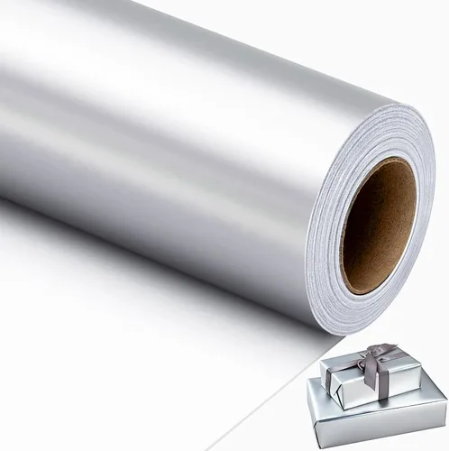Vista 11 de Garbendy Rollo de Papel de Regalo - Papel de Color Sólido con Brillo Perlado, Perfecto para Bodas, Día de San Valentín, Cumpleaños, Navidad, Baby