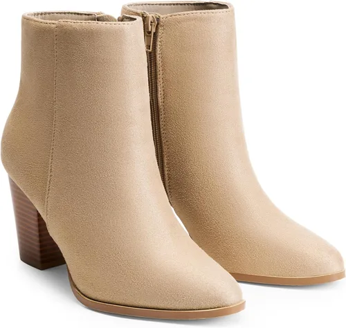 Vista 4 de DREAM PAIRS - Botines de tacón ancho con bloque para mujer