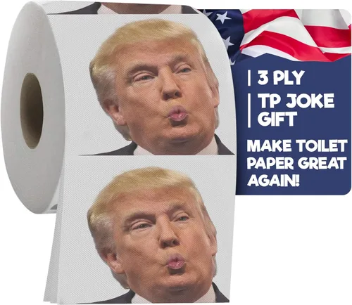 Vista 12 de Alexandria Ocasio-Cortez - Rollo de papel higiénico político divertido de Gagster – Broma de TP Regalo Demócrata y Republicano, regalos de broma