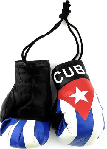 Vista 2 de Mini guantes de boxeo para espejo de coche (Cuba)