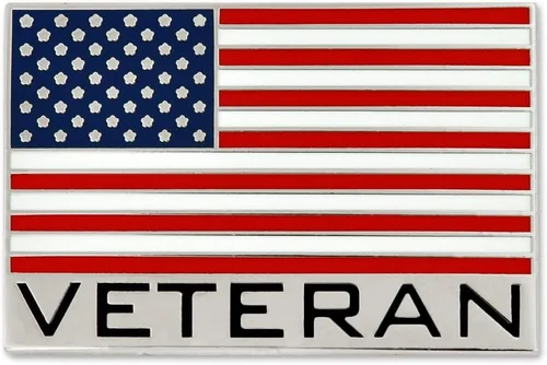 Vista 37 de PinMart Pin de veterano – Pin patriótico americano de solapa o sombrero – Orgulloso de ser retirado ejército, marina, fuerza aérea o cuerpo