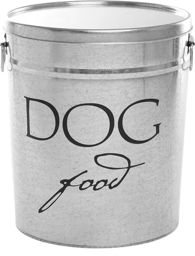 Vista 6 de Harry Barker Bon Chien contenedor para almacenamiento de comida para perros, color negro, 10 libras de capacidad