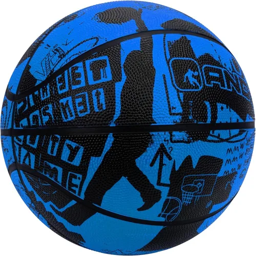 Vista 7 de AND1 Street Art - Balón de baloncesto de goma, tamaño reglamentario oficial 7 (29.5 pulgadas), diseño de canal profundo, hecho para interiores