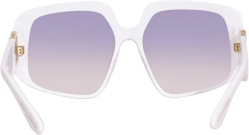 Vista 4 de Dolce & Gabbana Gafas de sol DG 4386 331219 blanco transparente gradiente azul claro, Varios