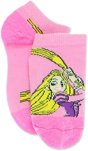 Vista 5 de Disney Princess Girls 6 pack Socks Set