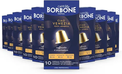Vista 19 de Caffè Borbone Cápsulas de aluminio 100% arábica compatibles con máquinas originales Nespresso, tostado medio, 100