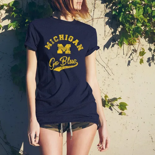 Vista 6 de UGP Campus Apparel AS11 - Camiseta Triblend Retro Script