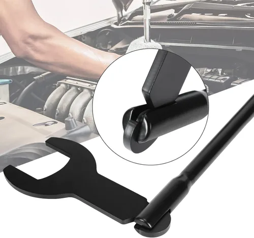 Vista 4 de Kit de herramientas de extracción de embrague de ventilador neumático DenForste - Juego de 8 piezas compatible con Jeep, Ford, GM, Chrysler