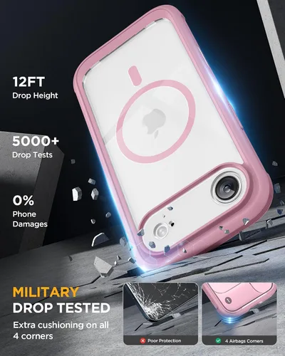 Vista 59 de Miracase Serie de vidrio para iPhone 11 de 6.1 pulgadas, funda protectora de cuerpo completo resistente mejorada con protector de pantalla de vidrio