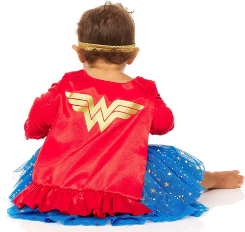 Vista 3 de DC Comics Disfraz de Batgirl para bebés y niñas