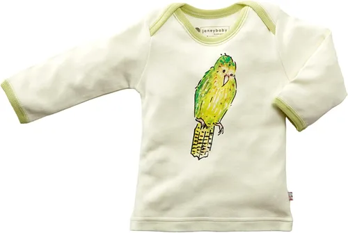 Vista 9 de Babysoy Jane Goodall - Camiseta de manga larga con diseño de animales Grulla