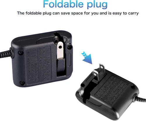 Vista 4 de Cargador para Gameboy Advance SP, adaptador de corriente alterna, cable de carga para Nintendo DS y Gameboy Advance SP (GBA SP) 5.2V 450mA