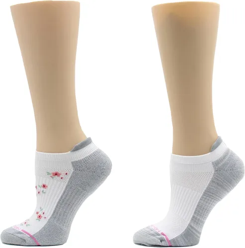 Vista 13 de Dr. Motion Calcetines de compresión de corte bajo para mujer, paquete de 2