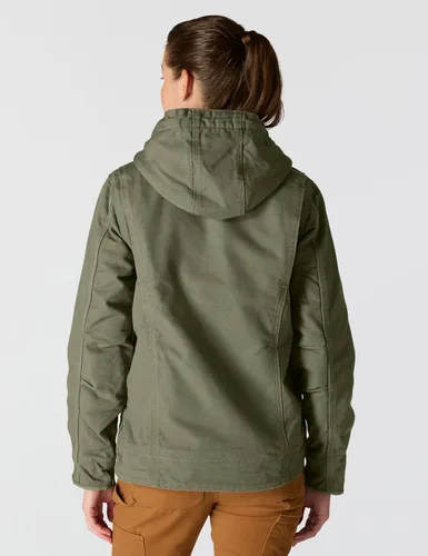 Vista 2 de Carhartt Chaqueta Iconic Washed Duck Sierra para mujer Albahaca