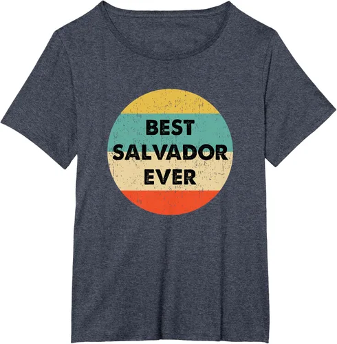 Vista 36 de Camiseta con nombre de Salvador, Negro