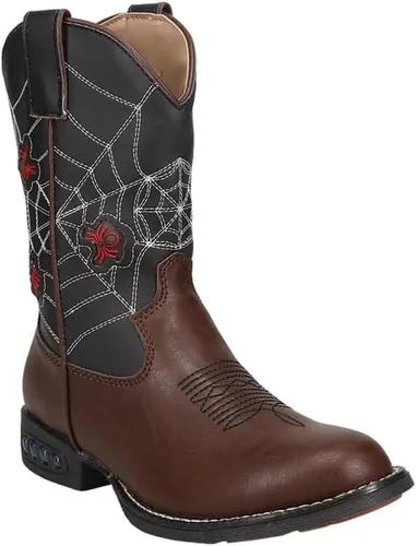 Vista 2 de Roper Botas vaqueras unisex con luz Spiders-K para niños
