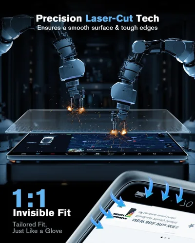 Vista 4 de Protector de pantalla GV80 2025 ~ 2026 de 27 pulgadas, pantalla táctil ultra resistente a los arañazos x 2 + 2 paneles + pantalla de CA * 4 GV80
