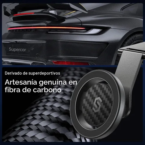 Vista 8 de SYNCWIRE MagSafe - Soporte de coche para salpicadero, brazo de aluminio Soporte magnético de alta calidad para Tesla y coches, imán fuerte