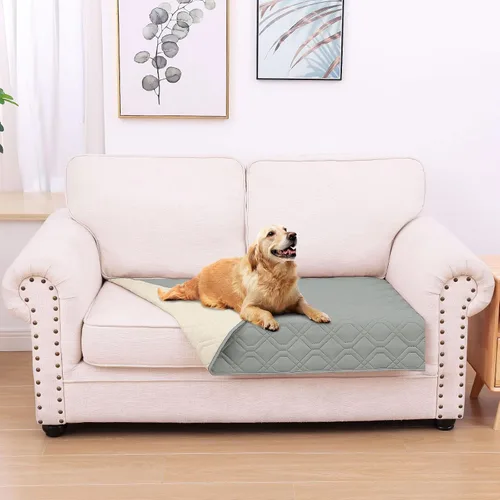 Vista 72 de hyha - Manta impermeable para cama de perro, mantas suaves para mascotas, funda impermeable para sofá para perros, fundas reversibles lavables