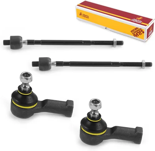 Vista 235 de Metrix Premium Chassis Parts - Kit de 4 piezas de extremos de barra de acoplamiento frontal exterior e interior compatible con Nissan Pathfinder