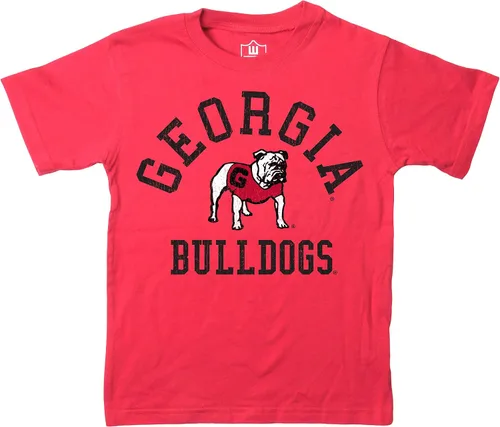Vista 105 de Wes and Willy Camiseta de algodón orgánico de manga corta para niños de la NCAA