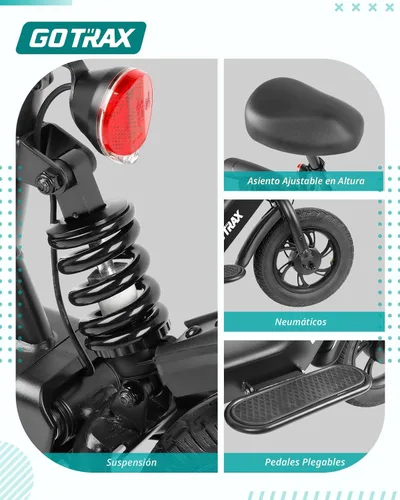 Vista 6 de Gotrax A3 12" Electric Scooter with Seat for Adults & Teens, 9.5-Mile Range