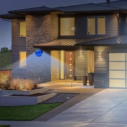 Vista 3 de FILFEEL Luz de advertencia LED de 12 V, luz intermitente azul estroboscópica LED estroboscópica alarma de advertencia de advertencia luz