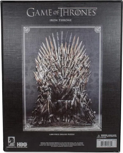 Vista 2 de Dark Horse Deluxe Juego de Tronos: Iron Throne Deluxe Puzzle (1000 piezas)