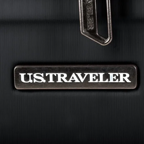 Vista 5 de U.S. Traveler Boren - Maleta de viaje de policarbonato resistente con 8 ruedas giratorias, asa de aluminio