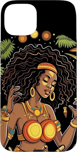 Vista 9 de Funda para iPhone 16 Rasta Reggae Music Cannabis Weed Leaf 420 Rastafarian Women