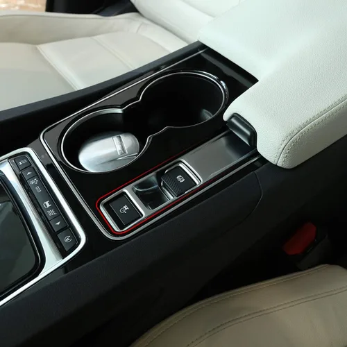 Vista 5 de YIWANG - Pegatinas para freno de mano electrónico interior de coche, para Jaguar XE F-Pace XF F pace 2016-2018