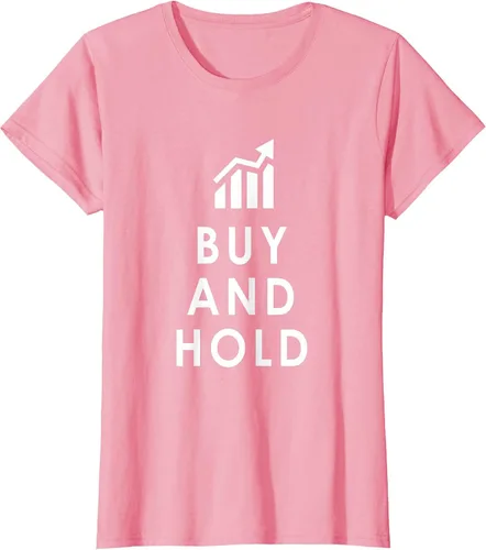 Vista 48 de Stocks Investing Buy and Hold Investor T-Shirt Asphalt Grey
